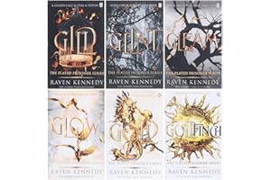 The Plated Prisoner Series By Raven Kennedy 6 Books Collection Set (Gild, Glint, Gleam, Glow, Gold & Goldfinch)