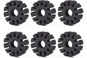 NIKA ARCHERY Lot de 6 supports de flèches ronds en mousse EVA - Séparateur de flèches - Support carquois durable - Accessoires de tir à l'arc - Peut contenir 12 flèches