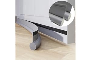 AUTUCAU 2 Pack Under Door Draft Stopper 37 inches Adjustable Insulator Door Seal Sound Proof Draft Blocker for Noise Light Smell