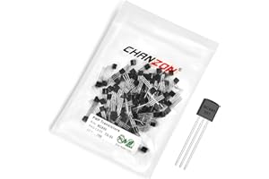 Chanzon BC640 TO-92 PNP Power Bipolar Junction Transistor, High Performance Silicon Material (Pack of 100pcs)