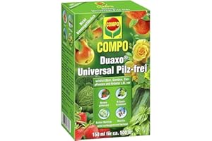 COMPO Duaxo Universal Pilz-frei - Fungizid - bekämpft Pilzkrankheiten - für gesunde Pflanzen - Konzentrat inkl. Messbecher - 150 ml