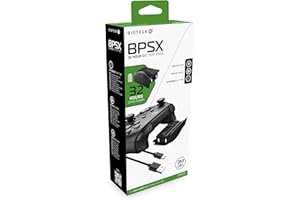 Gioteck Battery Pack - Akumulator Xbox Serie X S, czas pracy 32 godzin, wskaźnik baterii LED, w zestawie 3-metrowy kabel Plug and Play, kompatybilny z kontrolerem Xbox serii X i S