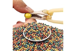 MUJILUXE Harte Tonkugeln, Tonkugeln zum Üben, farbige Tonkugeln, 9 mm (500 g)