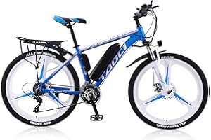 Hyuhome Electric Bikes for Adult, Magnesium Alloy Ebikes Bicycles All Terrain,26" 36V 12.5Ah/13Ah Removable Lithium-Ion Battery Mountain Ebike for Mens