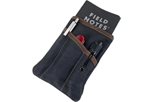 Hide & Drink, Multitool-Tasche, handgefertigt aus gewachstem Segeltuch und Vollnarbenleder