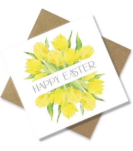 Pack Of 4 Easter Blessings Mini Happy Easter Greeting Cards - Love Kate's - View #3