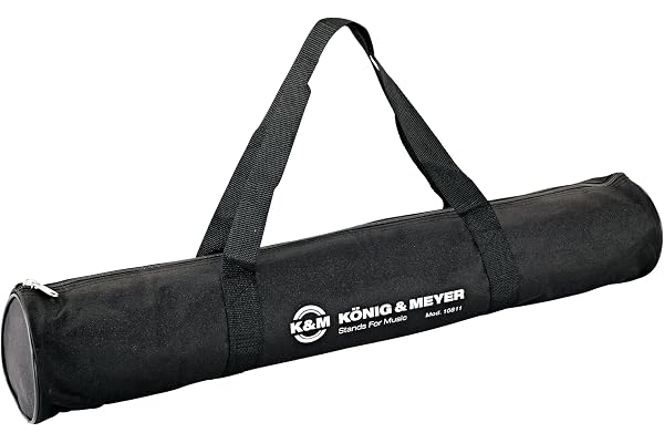 K&M 10811 Sac de transport noir - tissu en nylon indéchirable et imperméable - optimal pour le pupitre 10810
