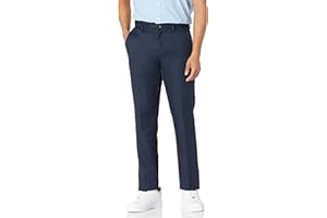 Amazon Essentials Pantalón De Vestir De Corte Estrecho con Parte Delantera Plana Hombre