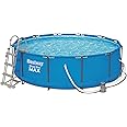 Bestway Round Frame Swimming Pool with Filter, Steel Pro Max, 12ft