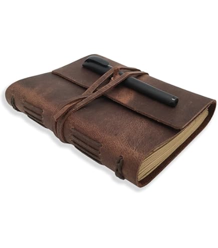 Cadeau Architecten | Notebook gerecycled leer Midi