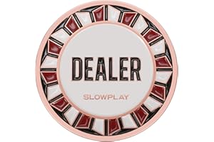 SLOWPLAY Casino Grade Pro Dealer Button para Texas Holdem Poker