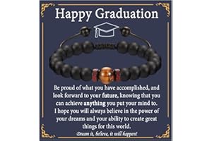 EPVID Gifts for Men, Tiger Eye Beaded Bracelet for Son Nephew Grandson Brother, Presents for Dad Grandad Bonus Dad on Fathers Day, Memorial Gifts for Boyfriend, Graduation Gifts for Him