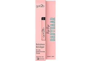 got2b Brosse à mascara Bye Bye Babyhaar (16 ml), brosse pour fixer les cheveux de bébé donne une finition brillante, légère et non grasse, même en déplacement
