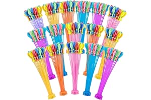SKY-TOUCH Colorful Water Balloons Rapid-Filling Self-Sealing, Easy Fill for Outdoor Family,Party, Friends, Children Summer Fun(111pcs/bag)
