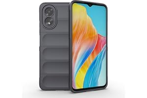 YKNIUFLY Fundas para OPPO A38 Funda, TPU Suave, a Prueba de Caídas y a Prueba de Golpes, Carcasa Funda para OPPO A38 Case.(Gris)