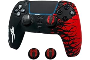 PS5 Controller Silicone Cover – Thin Soft Protective Case with Thumb Grips | Non-Slip Grip, Anti-Scratch, Shock Absorption