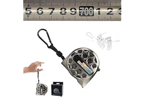 Bamyli 7.5M/25FT Stainless Steel Tape Measure,Retractable Hollow Measuring Tape, High Precision Tape Measure Rust and Corrosion Resistant Steel Tape for Industrial and Home Use