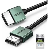 UGREEN Certified HDMI 2.1 Cable 10K 8K 60Hz 48Gbps High Speed (2M) | 4K 120Hz Dynamic HDR HDCP eARC Dolby Atmos Aluminum Comp