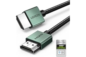 UGREEN Cable HDMI 2.1 Certificado 8K 10K 60Hz 4K 120Hz Dynamic HDR HDCP eARC Dolby Atmos Alta Velocidad 48Gbps Aluminio Compatible con Mac mini M4 Pro Monitor HDTV PS5 PS4 Xbox PC Proyector 3M