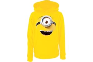 MINIONS Bluza z kapturem Minionki: uśmiechnięta twarz Stuarta