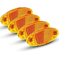 BÜCHEL Speichen Katzenaugen - [4er Set] StVZO zugelassen & bruchsicher I Reflektoren Fahrrad, Fahrrad Reflektoren, Katzenauge