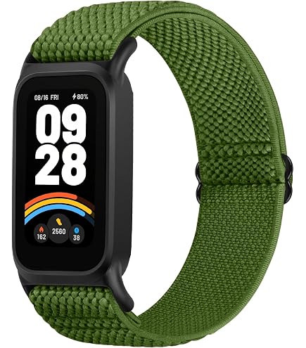 Nylon-Armband Für Xiaomi Smart Band 8 Active / Redmi Smart Band 2 – Atmungsaktiv, Verstellbar – Ersatzarmband