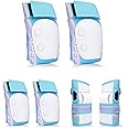 YOOXARMOR Adjustable Kids/Toddler Knee Pads Elbow Pads Wrist Guards Set for 3-8 Years Boys Girls,Child Protective Gear Set for Roller Skates,BMX,Bike,Cycling, Skateboard, Inline Skating, Scooter