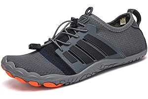 Teechodina Unisex Traillaufschuhe Herren Damen Wanderschuhe Barfußschuhe Laufschuhe Knit Sneaker Fitnessschuhe Fivefinger Zehenschuhe
