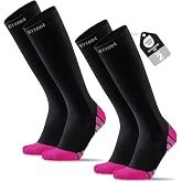 Effeet 2 Pairs of Compression Socks Women Men 20-30 mmHg &ndash; Compression Socks for Sports, Flight, Travel, Pregnancy and Foot W