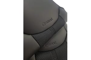 TOPCAR-ATHENS Set di 1+1 copri sedili, in materiale sintetico ed ecopelle, su misura al 100%, di colore nero