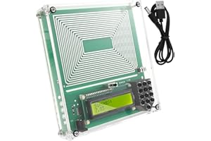 KTCINA 7,83 Hz Schumann-Resonanzgenerator mit Schutzhülle 0.1~30000 Hz Ultra Heilung USB Schumann-Resonanz-Sinuswellengenerator 15x15cm Impulsgenerator Frequenzgenerator Schumann Frequenz Generator (Grün)