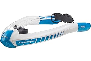 POWERBREATHER AMEO WAVE - the snorkel set for every need - 100% fresh air, no pendulum breathing due to patented valve technology