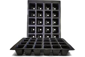 Primes DIY Garden Care Lot de 6 plateaux de semis pour semis 24 cellules extra solides