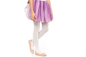 OVISSA Mallas ultra suaves para cualquier actividad, mallas de ballet y teatro para niños y niñas, medias de microfibra para niños 1 par de 50 deniers ZUZA