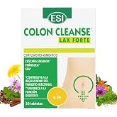 ESI Colon Cleanse Lax Forte - C&aacute;scara Sagrada, Sen y Malva | Complemento alimenticio con extractos naturales de plantas para