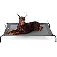 Produktbild von Navaris Erhöhtes Hundebett 90x64cm - Mit Kühlungseffekt Für Garten