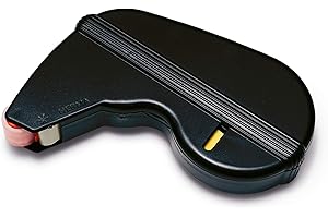 Herma Dispensador de adhesivo, permanente (13 x 12 mm, recargable) con barras de pegamento de doble cara para fotos, manualidades, escuela y oficina, negro