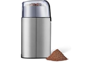 Amazon Basics Stainless Steel Electric Coffee Bean Grinder