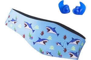 NOHLERLIFE Fascia da Nuoto Elastica per Orecchi, Impermeabile Fascia Regolabile per Nuotatori, Fascia di Protezione per Orecchi per Neonati, Bambini, Ragazzi, Adulti