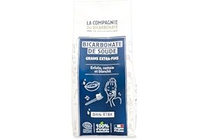 Bicarbonate de Soude Extra Fin - Sachet Kraft 3 kg - Qualité Alimentaire Supérieure - Usage Dentaire, Cosmétique, Déodorant, Maison - Poudre Polyvalente Ultra Pure-La Compagnie du Bicarbonate