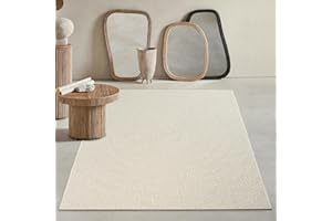 MIAS TEPPICHE Mia´s Teppiche Soil Rug Robust Indoor and Outdoor Rug Jute Look Weather-Resistant Patio Garden Rug Approx. 140 x 200 cm