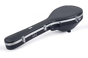 Crossrock CRA860BOBK Coque rigide en ABS moulé pour bouzouki grec - Noir