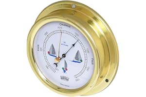 Delite 858buk Altitude Baromètre laiton 125 mm x 40 mm