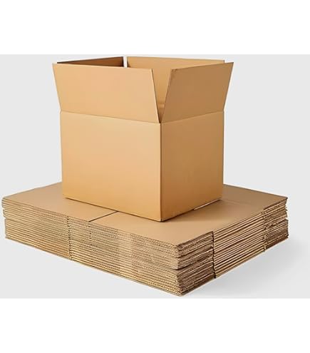 Cajas De Cartón Habana, 32 X 22 X 20 Cm, Para Embalaje, Envíos, Cajas De Cartón Ondulado, Ligeras, Sólidas Y Resistentes, Juego De 20 Unidades, Fabricadas En Italia