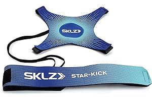 SKLZ Star-Kick Samodzielny, regulowany trener piłkarski bez użycia rąk, pasuje do piłek rozmiar 3, 4 i 5