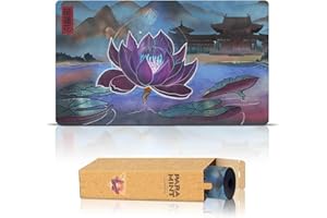 Paramint Dark Lotus (Stitched) - MTG Playmat - Compatible with Magic the Gathering Playmat - Play MTG, YuGiOh, TCG - Original Play Mat Art Designs & Accessories