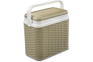 ADRIATIC 10 Litre Rattan Cooler Box Beige