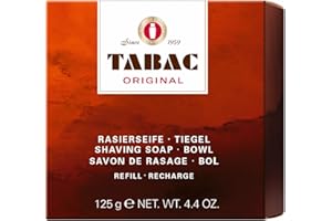 Tabac Original Men's Shaving Soap Refill 125g - Classic Scented Lather for Smooth Shave