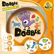 Rebel Dobble 1 2 3 – Brettspiel Für 1–5 Spieler, Trainiert Reaktion & Wahrnehmung, Ab 3 Jahren