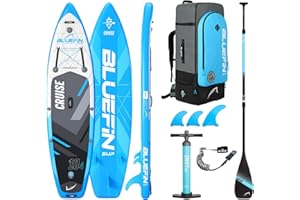 BLUEFIN SUP Bluefin Cruise Sup Stand Up Paddle Gonflable | Accessoires Haut de Gamme | Plusieurs Tailles : Enfants, 9'8, 10'4, 10'8, 12', 15'